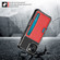iPhone 13 mini ZM02 Card Slot Holder Phone Case - Red