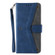 iPhone 13 mini Nail Skin Feel Stitching Calf Texture Leather Phone Case - Blue