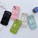 iPhone 13 mini Wave Edge 3D M Bear Bunny Silicone Phone Case - White