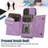 iPhone 13 Mini Three-fold RFID Leather Phone Case with Lanyard - Purple iPhone 13 Mini Three-fold RFID Leather Phone Case with Lanyard - Purple