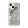 iPhone 13 mini Color Painted Mirror Phone Case - Leaf