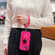 iPhone 13 mini 3D Astronaut Holder Skin-feel Silicone Phone Case with Wristband - White