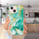 iPhone 13 mini IMD Shell Pattern TPU Phone Case - Green Marble