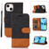 iPhone 13 mini Splicing Leather Phone Case - Black iPhone 13 mini Splicing Leather Phone Case - Black