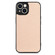 iPhone 13 mini Carbon Fiber Texture Leather Back Cover Phone Case - Khaki
