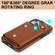 iPhone 13 mini Zipper Card Bag Phone Case with Dual Lanyard - Brown