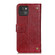 iPhone 13 mini Copper Buckle Nappa Texture Horizontal Flip Leather Case with Holder & Card Slots & Wallet - Wine Red