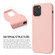 iPhone 13 mini Solid Color Liquid Silicone Shockproof Protective Case - Carmine