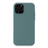 iPhone 13 mini Solid Color Liquid Silicone Shockproof Protective Case - Pine Green