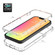 iPhone 13 mini Shockproof High Transparency Two-color Gradual Change PC+TPU Candy Colors Protective Case - Red