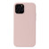 iPhone 13 mini Solid Color Liquid Silicone Shockproof Protective Case - Sand Pink