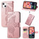 iPhone 13 mini Butterfly Love Flower Embossed Horizontal Flip Leather Case with Bracket / Card Slot / Wallet / Lanyard - Rose Gold