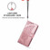 iPhone 13 mini Butterfly Love Flower Embossed Horizontal Flip Leather Case with Bracket / Card Slot / Wallet / Lanyard - Rose Gold