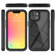 iPhone 13 mini Starry Sky Solid Color Series Shockproof PC + TPU Protective Case - Black