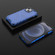 iPhone 13 mini Shockproof Honeycomb PC + TPU Case with Neck Lanyard - Blue