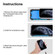 iPhone 13 mini Shockproof Honeycomb PC + TPU Case with Neck Lanyard - Blue