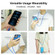 iPhone 13 mini Shockproof Honeycomb PC + TPU Case with Neck Lanyard - Blue