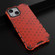 iPhone 13 mini Shockproof Honeycomb PC + TPU Case with Neck Lanyard - Red