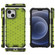 iPhone 13 mini Shockproof Honeycomb PC + TPU Case with Neck Lanyard - Green