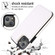 iPhone 13 mini Double Buckle Shockproof PU Protective Case with Card Slots & Holder iPhone 13 Mini - White