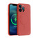 iPhone 13 mini Liquid Silicone Full Coverage Shockproof Magsafe Case - Dark Red