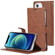 iPhone 13 mini GOOSPERY BLUE MOON Crazy Horse Texture Horizontal Flip Leather Case with Holder & Card Slot & Wallet - Brown