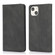 iPhone 13 mini Strong Magnetic Crazy Horse Texture Horizontal Flip Leather Case with Holder & Card Slots & Wallet - Black