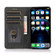 iPhone 13 mini Strong Magnetic Crazy Horse Texture Horizontal Flip Leather Case with Holder & Card Slots & Wallet - Black