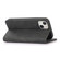 iPhone 13 mini Strong Magnetic Crazy Horse Texture Horizontal Flip Leather Case with Holder & Card Slots & Wallet - Black