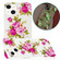 iPhone 13 mini Luminous TPU Soft Protective Case - Rose Flower