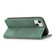 iPhone 13 mini Strong Magnetic Crazy Horse Texture Horizontal Flip Leather Case with Holder & Card Slots & Wallet - Green