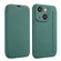 iPhone 13 mini Imitate Liquid Skin Feel Leather Phone Case with Card Slots - Green