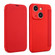 iPhone 13 mini Imitate Liquid Skin Feel Leather Phone Case with Card Slots - Red