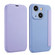 iPhone 13 mini Imitate Liquid Skin Feel Leather Phone Case with Card Slots - Purple