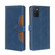 Samsung Galaxy A03s - 164.2mm Skin Feel Straw Hat Magnetic Buckle Horizontal Flip PU Leather Case with Holder & Card Slots & Wallet - Blue