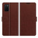 Samsung Galaxy A03s 166mm R64 Texture Single Horizontal Flip Protective Case with Holder & Card Slots & Wallet& Photo Frame - Brown