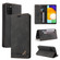 Samsung Galaxy A03s 164mm Skin Feel Anti-theft Brush Horizontal Flip Leather Case with Holder & Card Slots & Wallet - Black