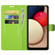 Samsung Galaxy A03s 164mm Litchi Texture Horizontal Flip Protective Case with Holder & Card Slots & Wallet - Green