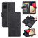 Samsung Galaxy A03s 164mm Dual-side Magnetic Buckle Horizontal Flip Leather Case with Holder & Card Slots & Wallet - Black
