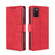 Samsung Galaxy A03s Skin Feel Crocodile Texture Magnetic Clasp Horizontal Flip PU Leather Case with Holder & Card Slots & Wallet - Red