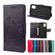 Samsung Galaxy A03s 166mm Butterfly Flower Pattern Horizontal Flip Leather Case with Holder & Card Slots & Wallet - Deep Purple