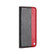 Samsung Galaxy A03s 166mm Business Solid Color Stitching Horizontal Flip Leather Case with Holder & Card Slots - Red