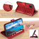 Samsung Galaxy A03s 166mm Sika Deer Embossing Pattern Horizontal Flip PU Leather Case with Holder & Card Slot & Wallet & Photo Frame - Red