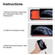 Samsung Galaxy A03s 166mm Shockproof Honeycomb PC + TPU Case with Neck Lanyard - Red