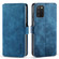 Samsung Galaxy A03s 166mm DG.MING Retro Oil Side Horizontal Flip Leather Case with Holder & Card Slots & Wallet - Blue