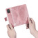 Samsung Galaxy A03s 166mm Butterfly Love Flowers Embossed Horizontal Flip Leather Case with Holder & Card Slots & Wallet & Lanyard - Rose Gold