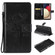 Samsung Galaxy A03s 166mm Tree & Cat Pattern Pressed Printing Horizontal Flip PU Leather Case with Holder & Card Slots & Wallet & Lanyard - Black