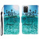 Samsung Galaxy A03s 164mm Version 3D Colored Drawing Horizontal Flip Leather Phone Case with Holder & Card Slots & Wallet - Blue Coconut Grove