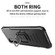 Samsung Galaxy A03s 164mm Fierce Warrior Series Armor All-inclusive Shockproof Aluminum Alloy + TPU Phone Case with Ring Holder - Red