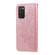 Samsung Galaxy A03s - 164.2mm 7-petal Flowers Embossed Flip Leather Phone Case with Holder & Card Slots - Rose Gold